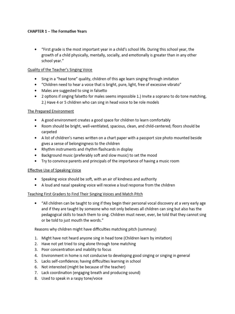 Sound Advice Hand-Out | PDF | Singing | Conducting