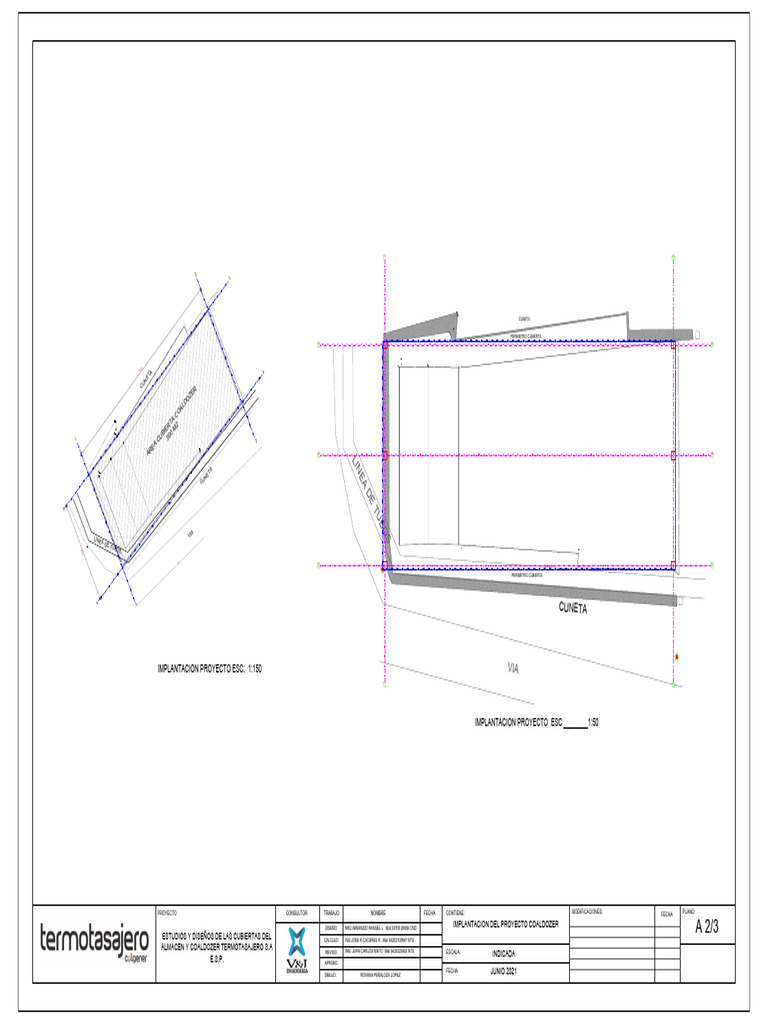 B - PL - A-2 - Diseño Arquitectonico Cubierta Coaldozer ...