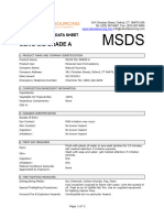 MSDS Olive Oil Grade A