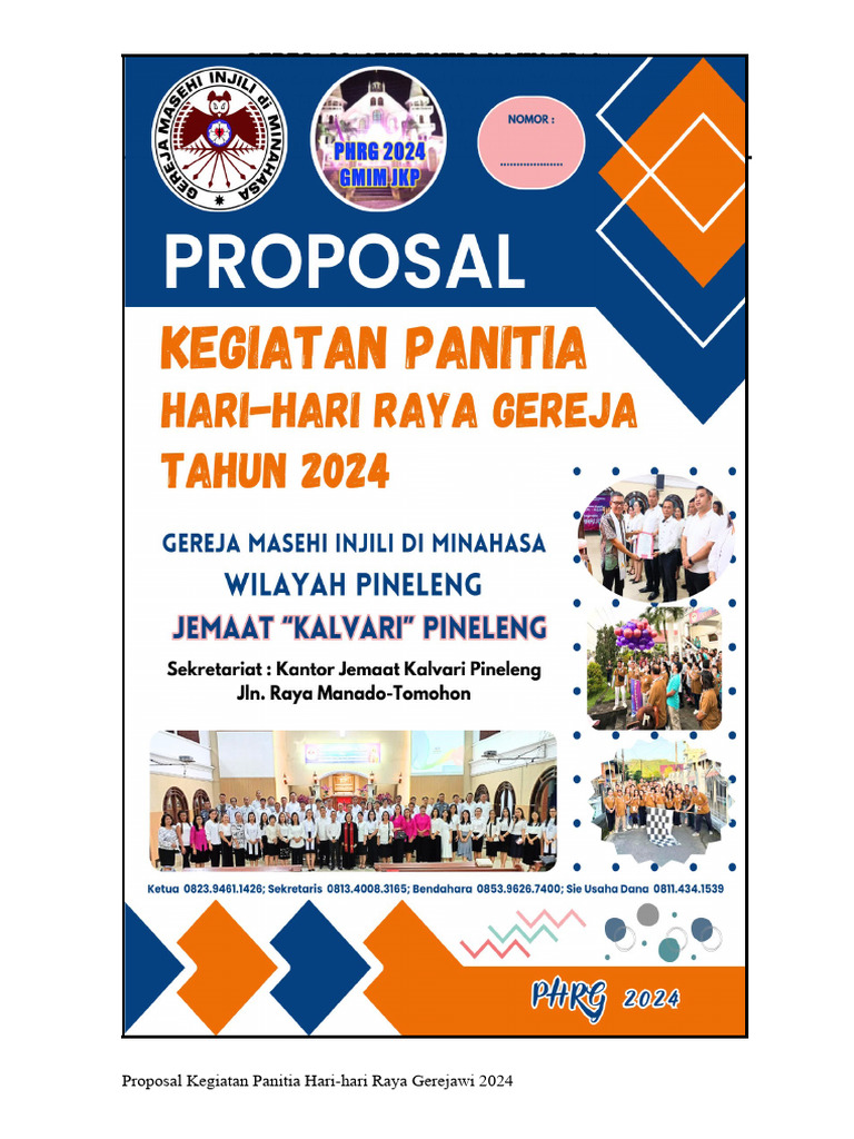 Proposal Kegiatan Hari Raya Gerejawi 2024 | PDF | Agama & Spiritualitas
