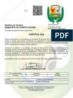 Certificado Residencia