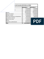 Evaluación Financiera de Proyectos DIC SAS