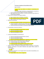 Cuestionario Examen Complexivo de Alcantarillado Sanitario