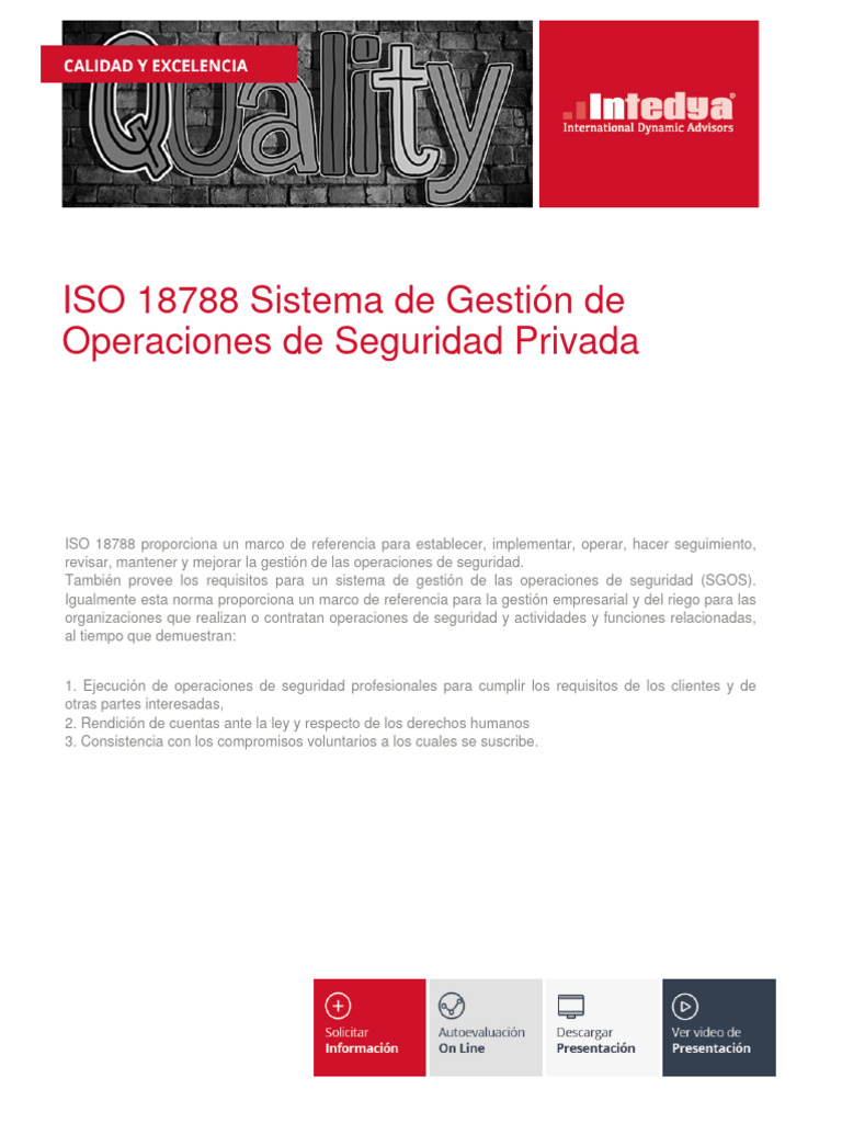 ISO 18788: Gestión de Seguridad Privada | PDF | Planificación | Valores