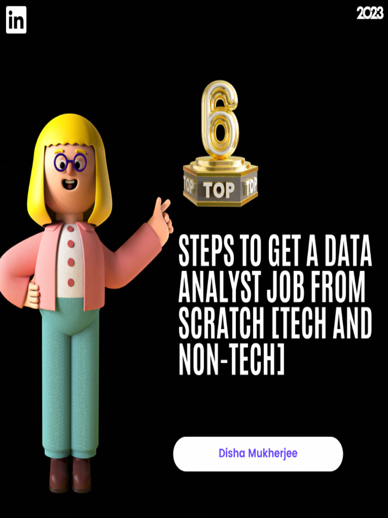6 Steps To Get A Data Analyst Job From Scratch | PDF