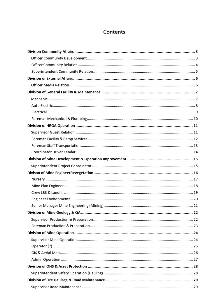 Job Descriptions for Community Roles | PDF | Business | Engineering