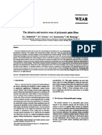 23 - Rutherford1997 - The Abrasive and Erosive Wear of Polymeric Paint Films