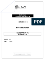 Geography p2 QP Gr11 Nov2020 English