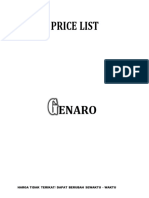 Price List Genaro 2023