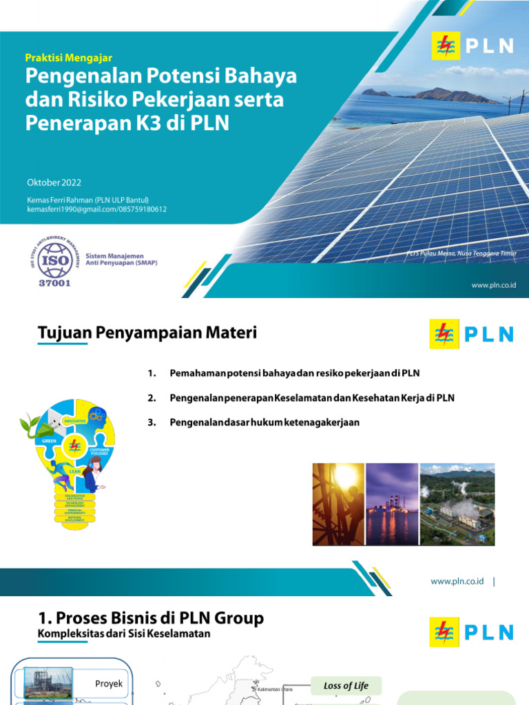 Budaya Keselamatan Kerja di PLN | PDF