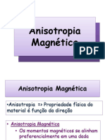 Aula 5 - Anisotropia Magnética