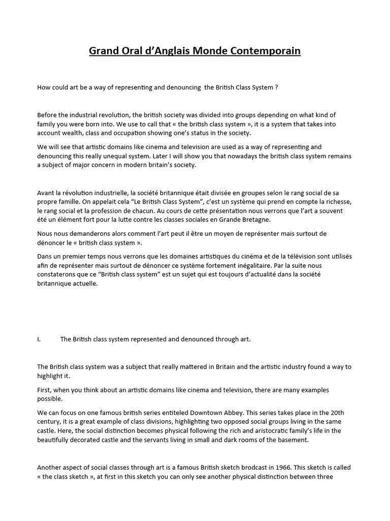 AMC Grand Oral PDF