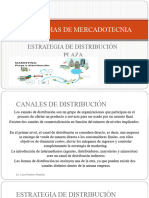 Estrategias de Mercadotecnia Distribución. Plaza