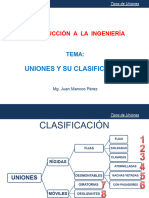 Clase 05 Uniones y Su Clasificación