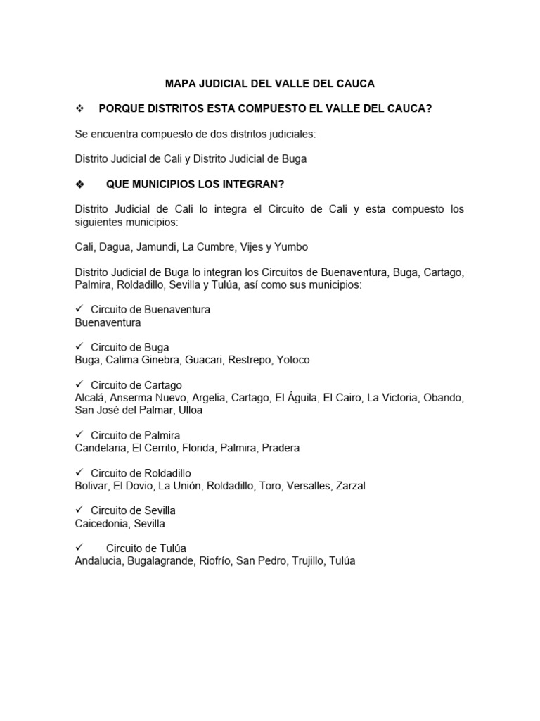 Mapa Judicial Alex | PDF | Separación de poderes | Judicaturas