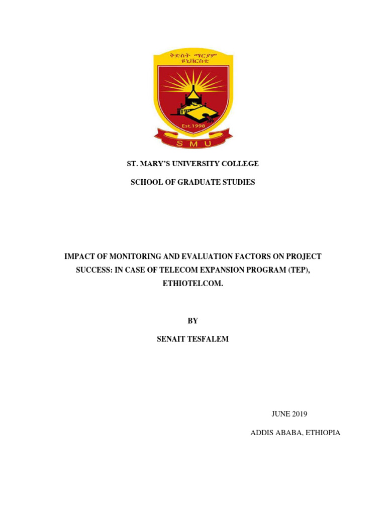 Impact of Monitoring and Evaluation Factores On Project Sucess | PDF ...
