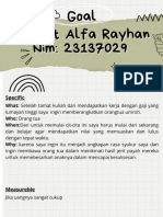 Rahmat Alfa Rayhan - 23137029 Smart Goal