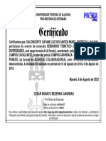 Certificado Proex 32285