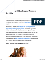 221 What Am I Riddles and Answers For Kids