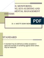 Standard Environmental Monitoring Modelling Auditing Management