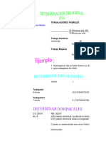 Plantilla para Sueldos y Salarios