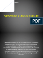 Geoquímica de Rocas Igneas