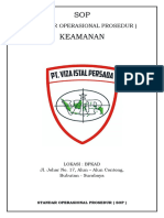 SOP Keamanan: (Standar Operasional Prosedur)