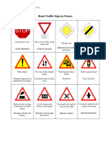 France Road Traffic Signs