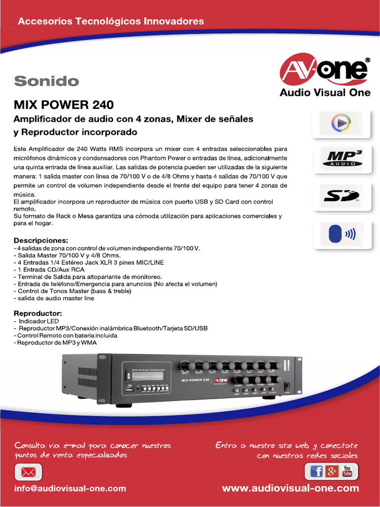 Mix Power 240 | PDF