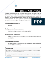 Lesson 11 Liberty in Christ Conv