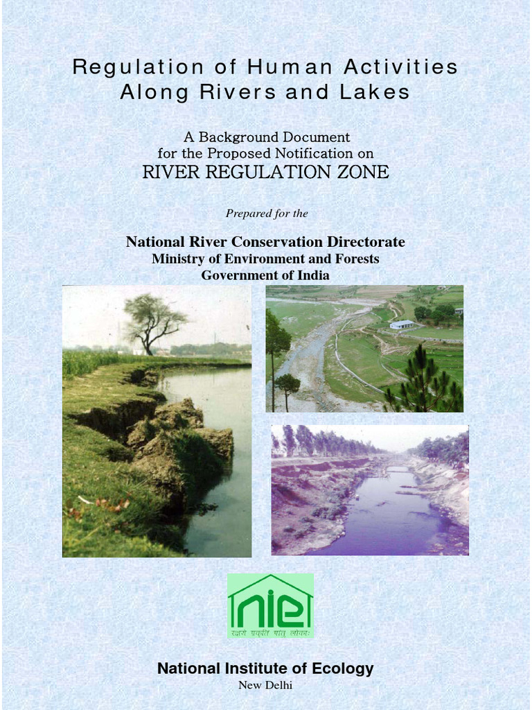 Human Activity Regulation for Rivers | PDF | River | Floodplain