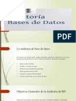 Auditoria de Base de Dato Exposicion... Editada Por Carlos