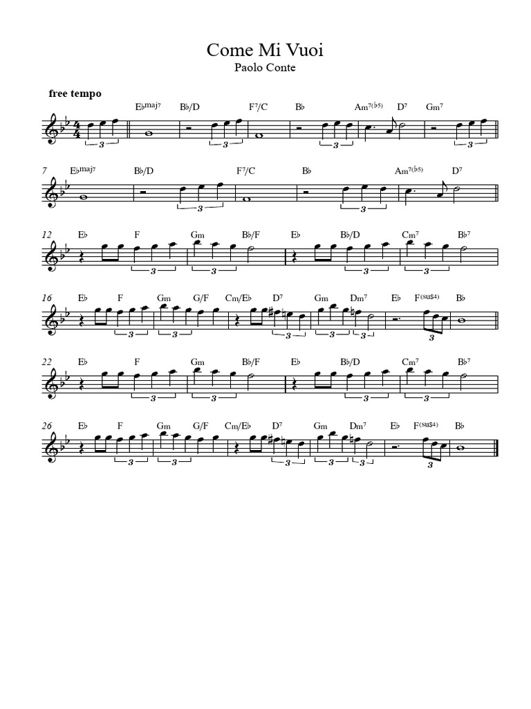 Come Mi Vuoi | PDF
