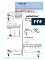 Razonamiento Logico para Segundo de Secundaria