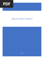 Linux Cheat-Sheet