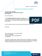 SOLICITUD DE CERTIFICACION DE DOCUMENTOS EVELYN GODOY SECRETARIA GENERAL No Sancionado