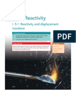 5.1 Reactivity and displacement reactions