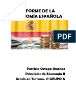 Informe de La Economía Española Patricia Ortega