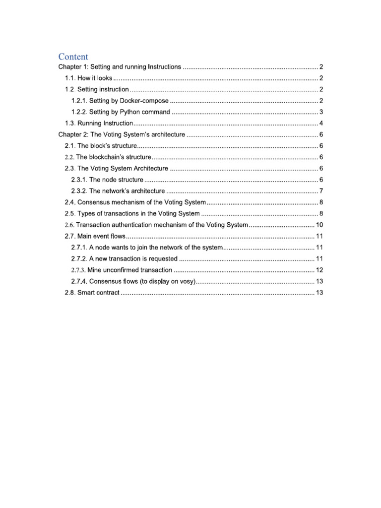 Voting System | PDF