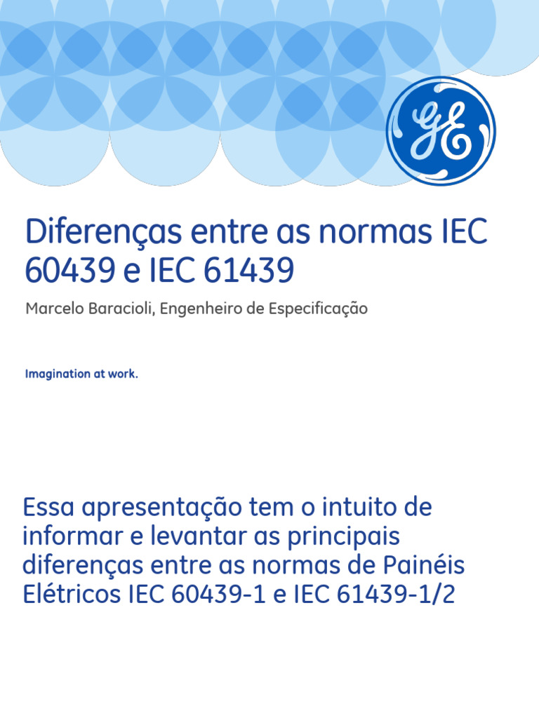 Diferenças entre IEC 60439 e 61439 | PDF | Rede elétrica | Corrente ...