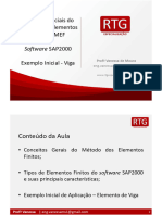 Conceitos Iniciais Do Método Dos Elementos Finitos - MEF - Software SAP2000