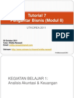 Tutorial 7 Pengbis (30-11-2011)