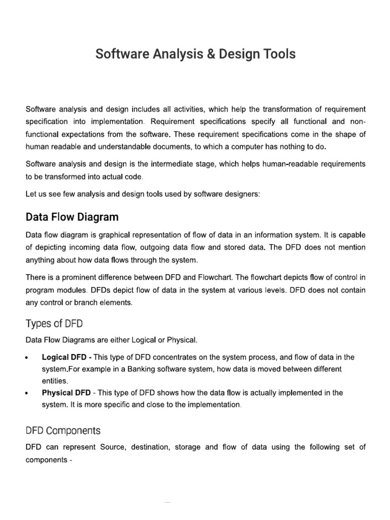 Software Analysis Example