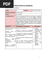 UNIDAD 4 - MATEMATICAS - Geometria Circunferencia - CUARTO GRADO - Marcela Romero