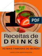 E-BOOK 10 Receitas de Drinks - As Mais Famosas Do Mundo