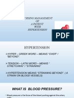 Nursing Management OF A Patient With Hypertension
