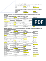 Unit 1 - Family Life - KEY