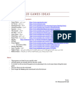 2D Games Ideas