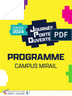 UT2J PROGRAMME JPO Campus-Mirail 2024