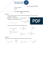 TD N°2 Organique
